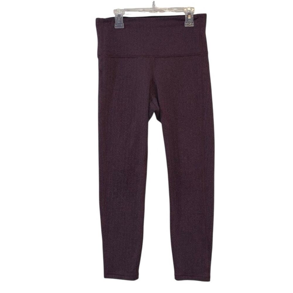 Gap Fit Herringbone Purple Leggings